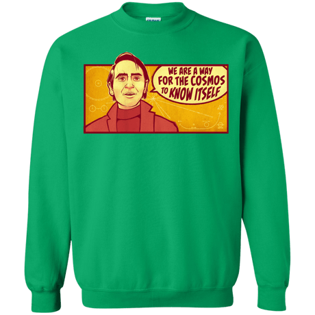 Sweatshirts Irish Green / S SAGAN Cosmos Crewneck Sweatshirt