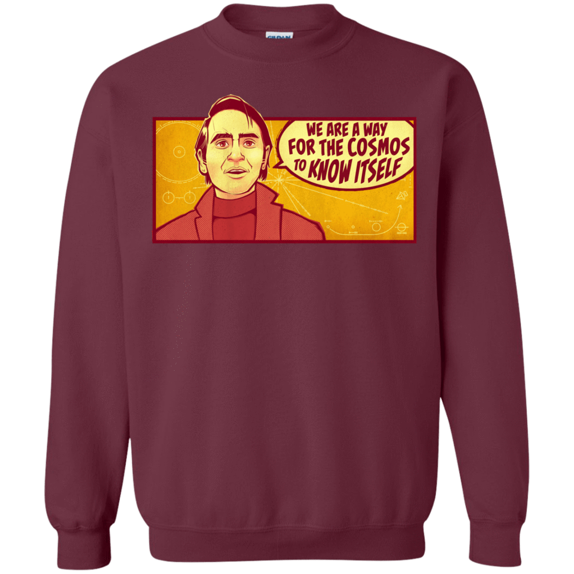 Sweatshirts Maroon / S SAGAN Cosmos Crewneck Sweatshirt