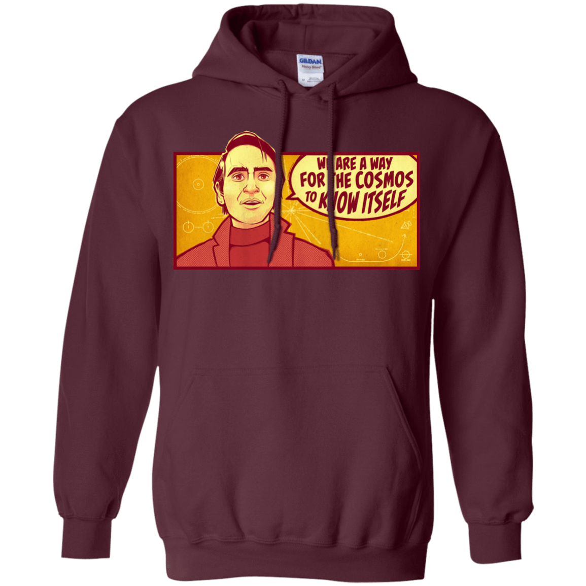 Sweatshirts Maroon / S SAGAN Cosmos Hoodie