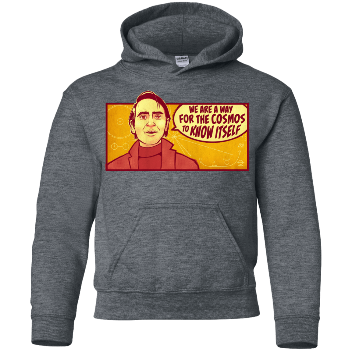 Sweatshirts Dark Heather / YS SAGAN Cosmos Youth Hoodie