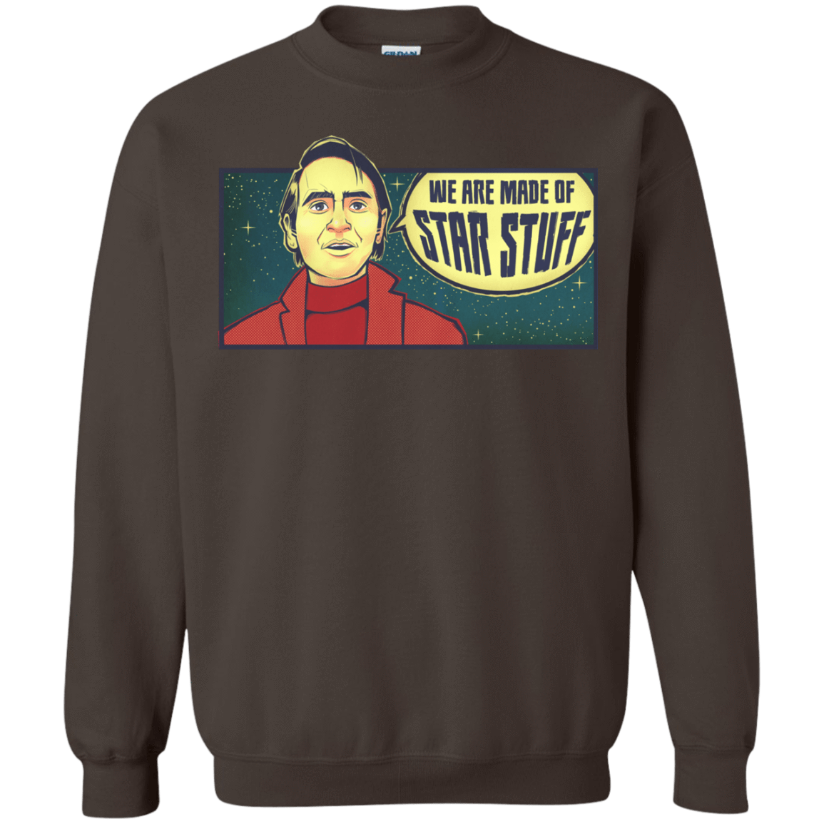 Sweatshirts Dark Chocolate / S SAGAN Star Stuff Crewneck Sweatshirt
