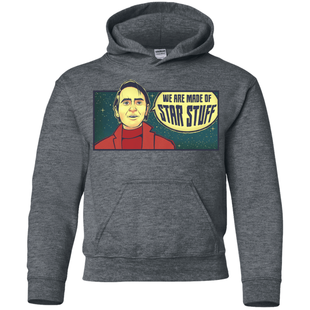 Sweatshirts Dark Heather / YS SAGAN Star Stuff Youth Hoodie