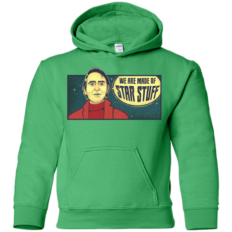 Sweatshirts Irish Green / YS SAGAN Star Stuff Youth Hoodie
