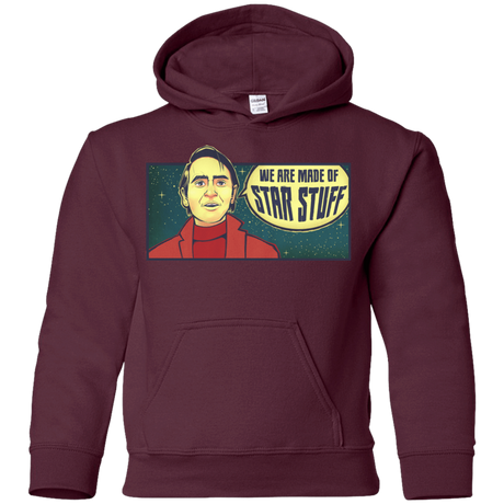 Sweatshirts Maroon / YS SAGAN Star Stuff Youth Hoodie