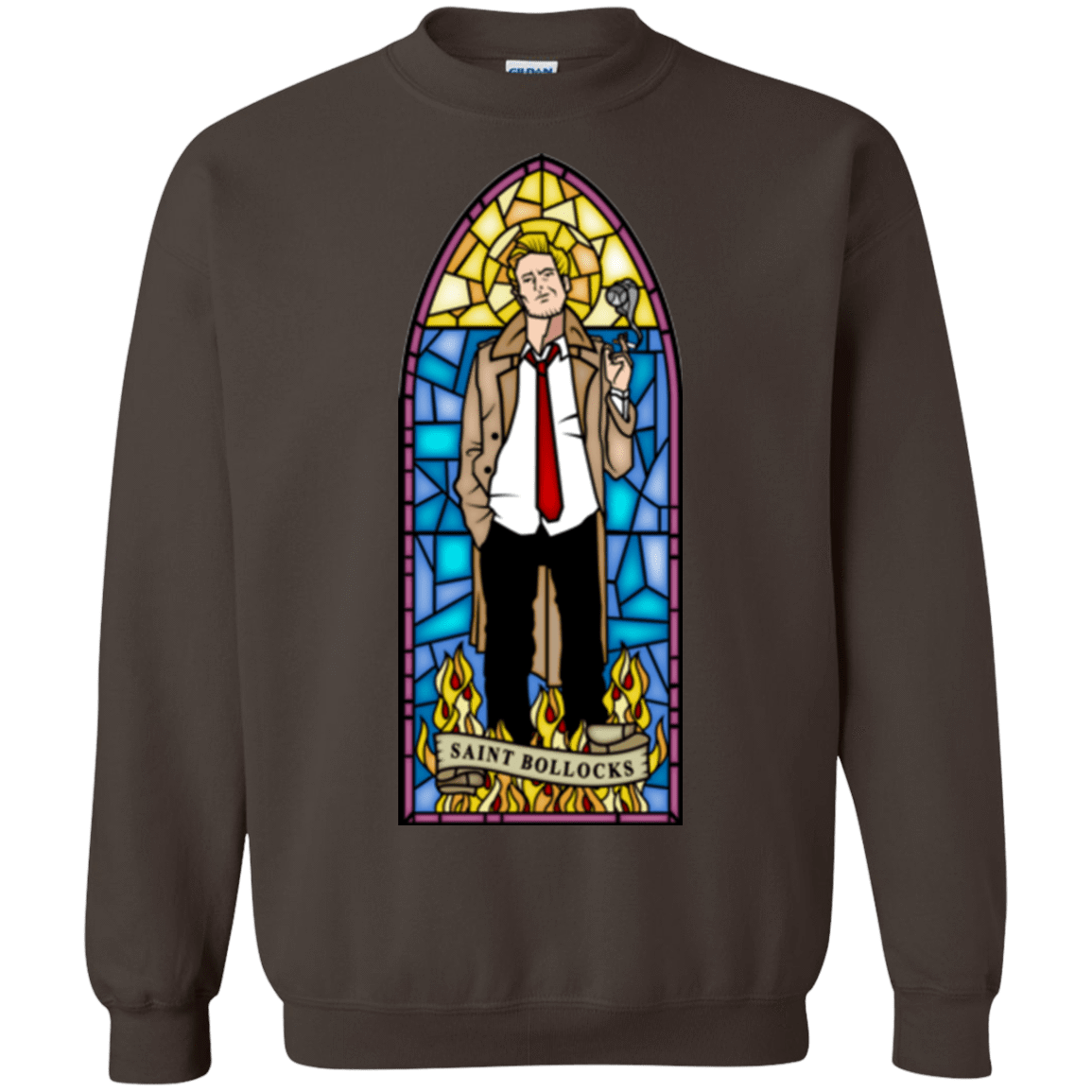Sweatshirts Dark Chocolate / Small Saint Bollocks Crewneck Sweatshirt