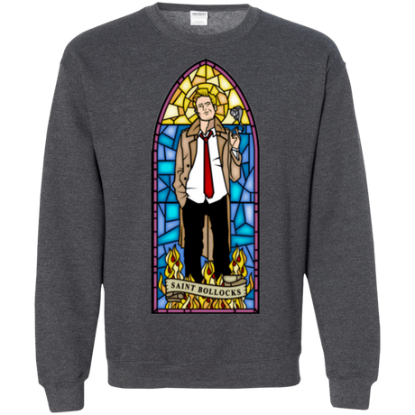 Sweatshirts Dark Heather / Small Saint Bollocks Crewneck Sweatshirt