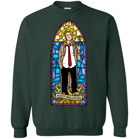 Sweatshirts Forest Green / Small Saint Bollocks Crewneck Sweatshirt