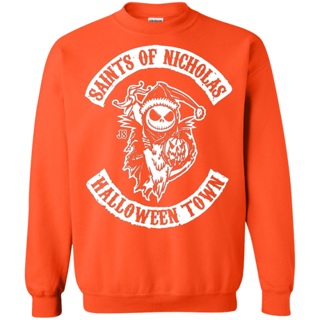 Sweatshirts Orange / Small Saints of Nicholas Crewneck Sweatshirt