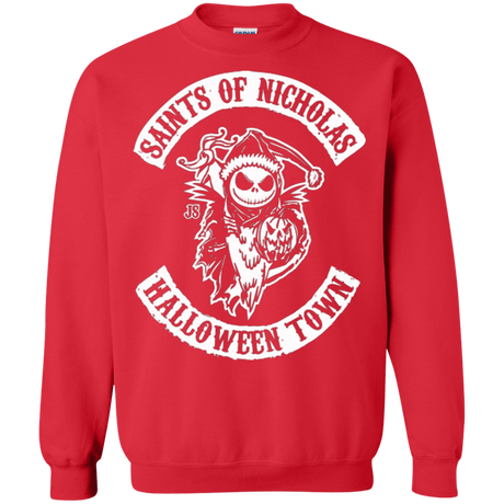Sweatshirts Red / Small Saints of Nicholas Crewneck Sweatshirt