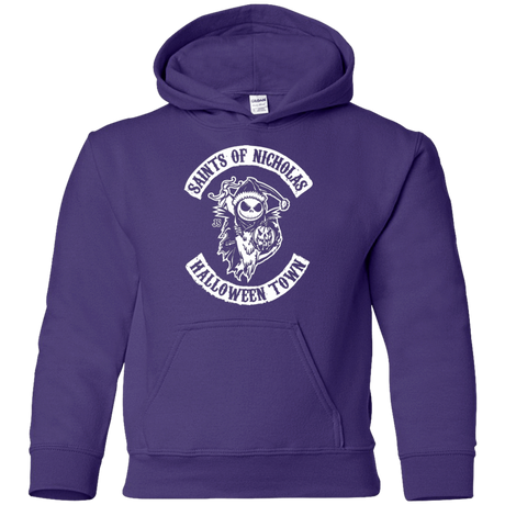 Sweatshirts Purple / YS Saints of Nicholas Youth Hoodie
