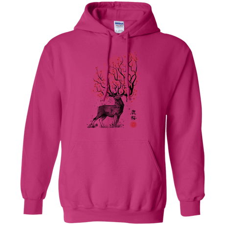 Sweatshirts Heliconia / S Sakura Deer Pullover Hoodie
