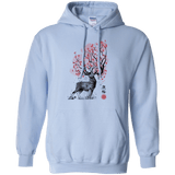 Sweatshirts Light Blue / S Sakura Deer Pullover Hoodie