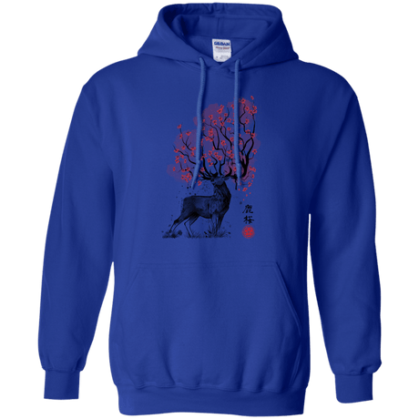Sweatshirts Royal / S Sakura Deer Pullover Hoodie