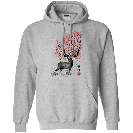 Sweatshirts Sport Grey / S Sakura Deer Pullover Hoodie