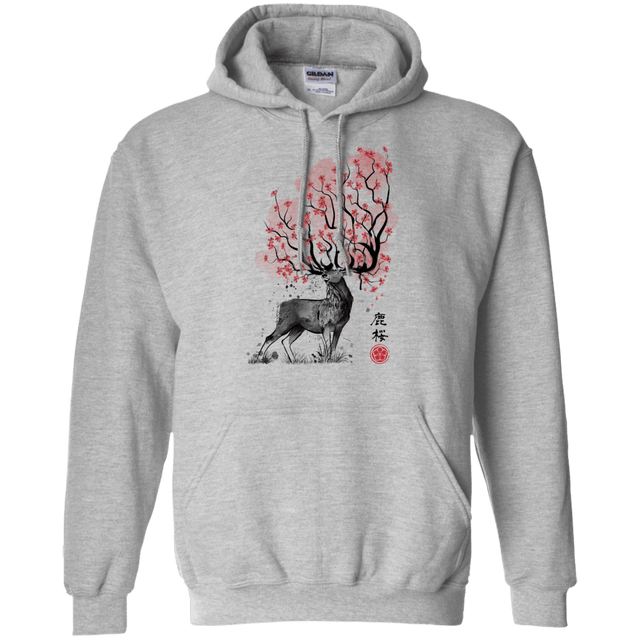 Sweatshirts Sport Grey / S Sakura Deer Pullover Hoodie