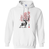 Sweatshirts White / S Sakura Deer Pullover Hoodie