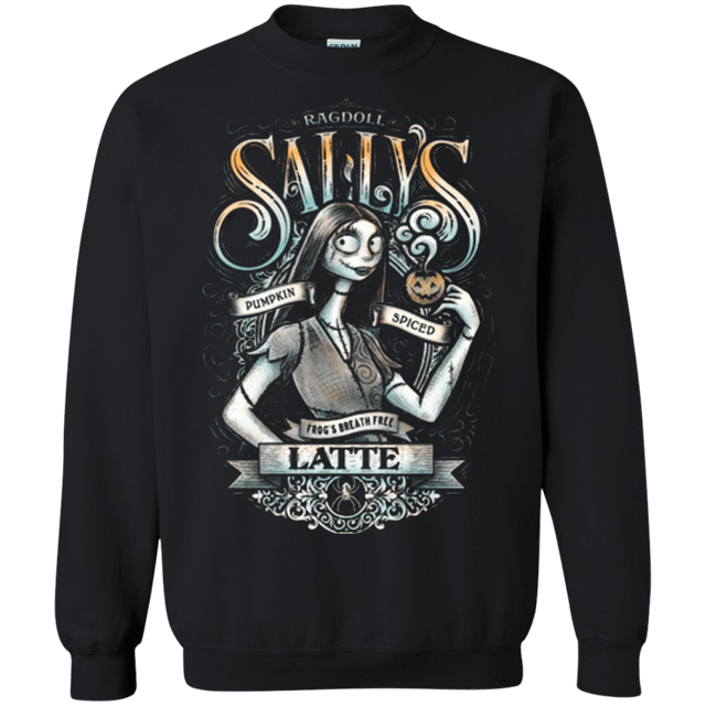 Sweatshirts Black / Small SALLYS LATTE Crewneck Sweatshirt