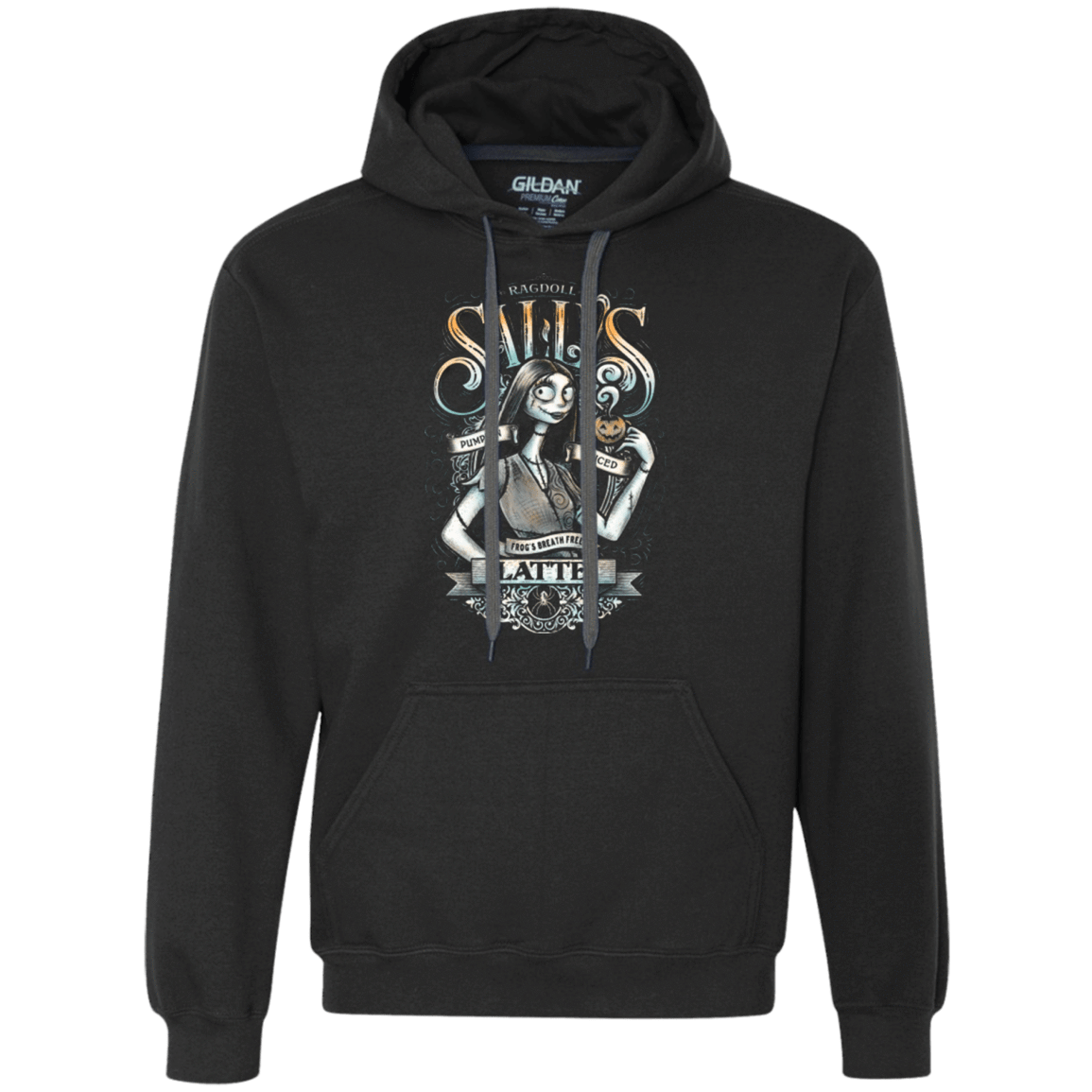 Sweatshirts Black / Small SALLYS LATTE Premium Fleece Hoodie