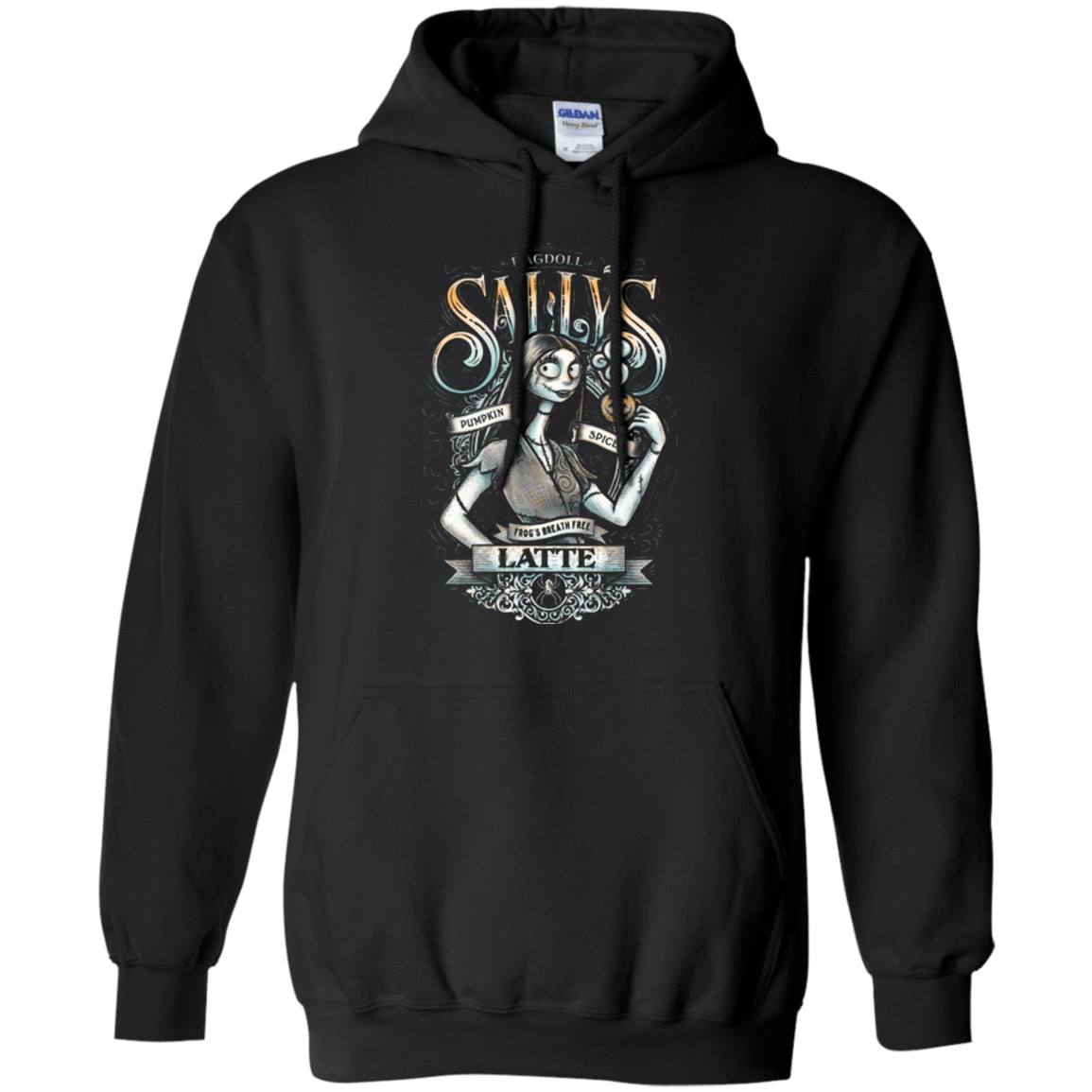 Sweatshirts Black / Small SALLYS LATTE Pullover Hoodie