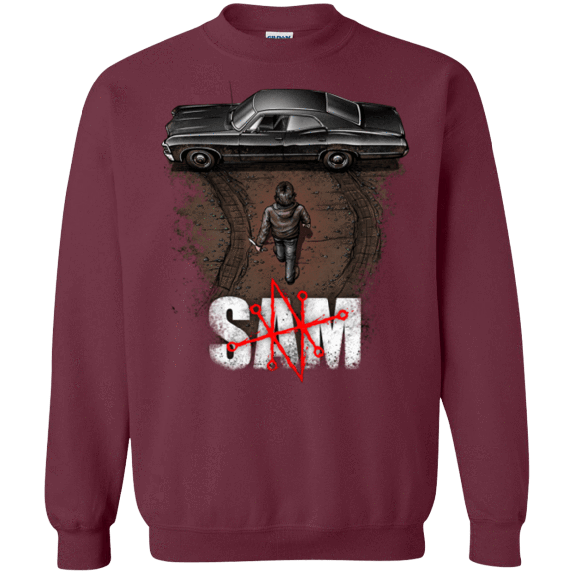 Sweatshirts Maroon / Small Sam Crewneck Sweatshirt