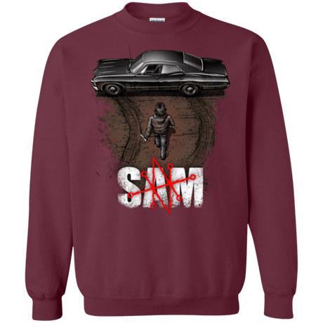 Sweatshirts Maroon / Small Sam Crewneck Sweatshirt