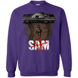 Sweatshirts Purple / Small Sam Crewneck Sweatshirt
