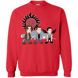 Sweatshirts Red / S Sam, Dean and Cas Crewneck Sweatshirt