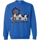 Sweatshirts Royal / S Sam, Dean and Cas Crewneck Sweatshirt