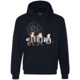 Sweatshirts Navy / S Sam, Dean and Cas Premium Fleece Hoodie