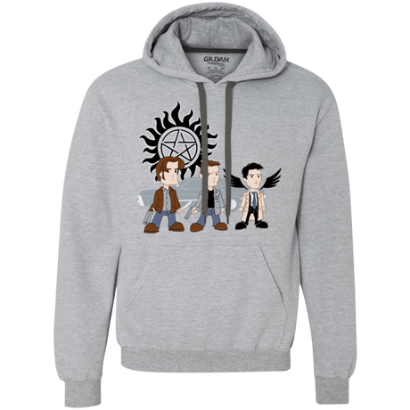 Sweatshirts Sport Grey / S Sam, Dean and Cas Premium Fleece Hoodie
