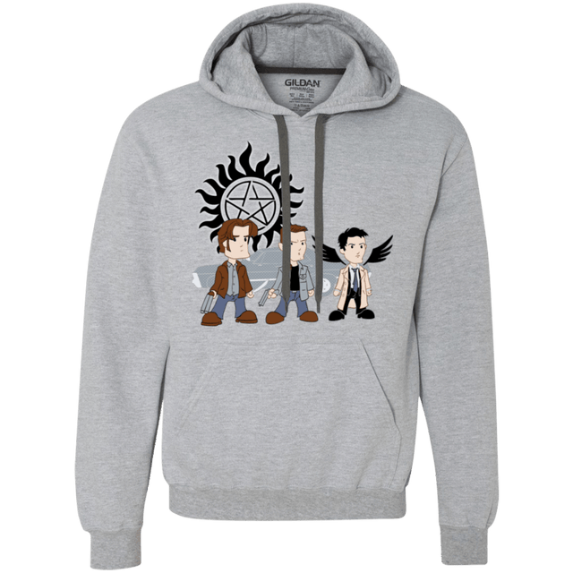 Sweatshirts Sport Grey / S Sam, Dean and Cas Premium Fleece Hoodie