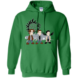 Sweatshirts Irish Green / S Sam, Dean and Cas Pullover Hoodie