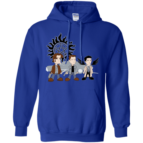 Sweatshirts Royal / S Sam, Dean and Cas Pullover Hoodie