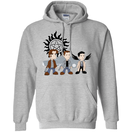 Sweatshirts Sport Grey / S Sam, Dean and Cas Pullover Hoodie
