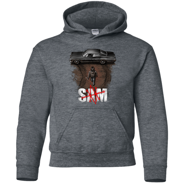 Sweatshirts Dark Heather / YS Sam Youth Hoodie