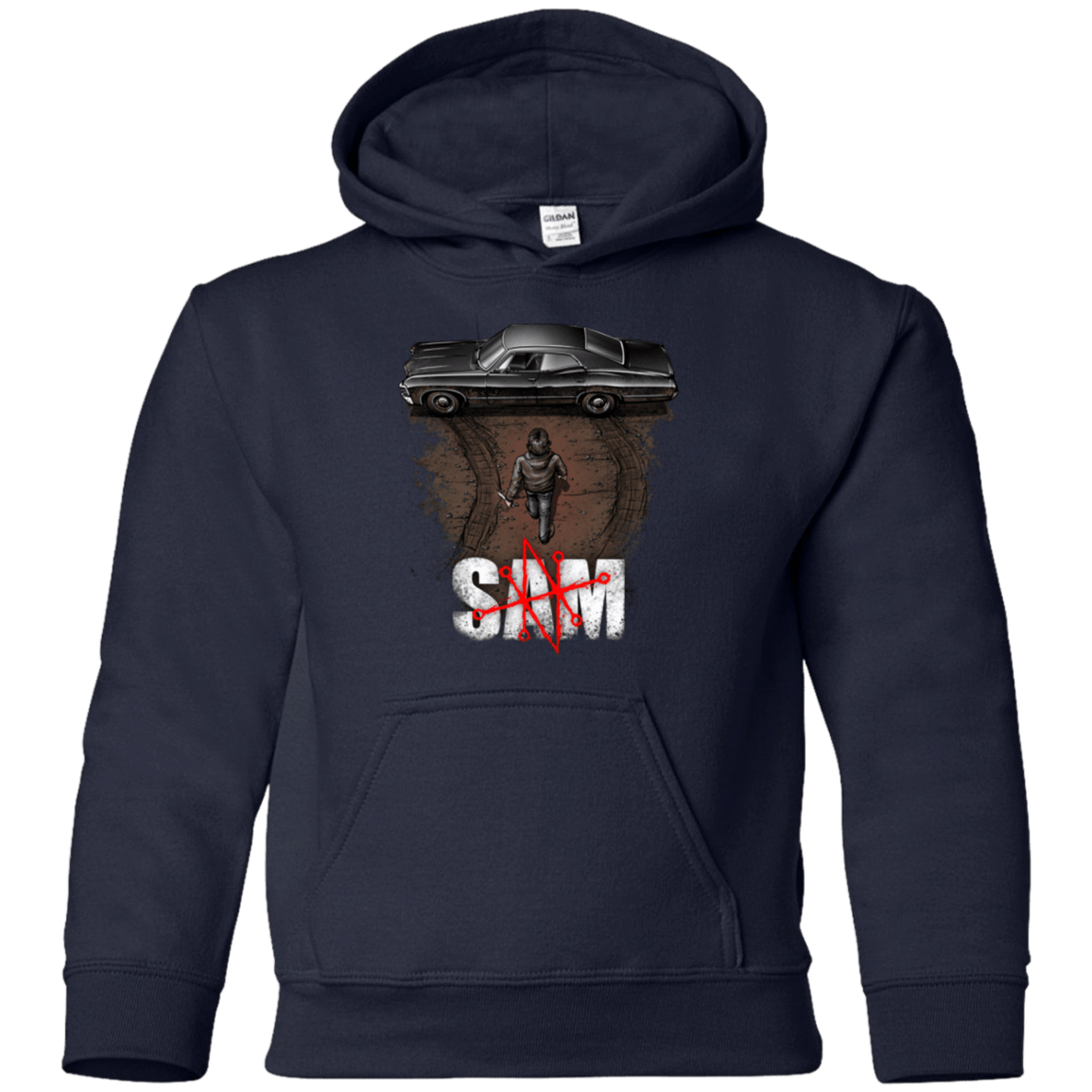 Sweatshirts Navy / YS Sam Youth Hoodie