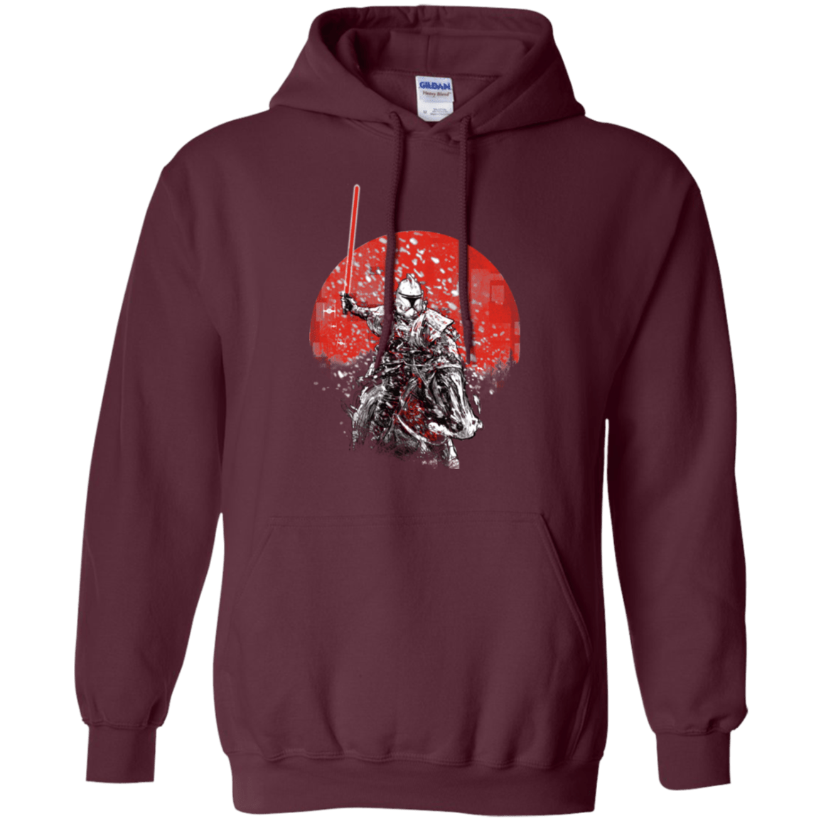 Sweatshirts Maroon / S Samourai Trooper Pullover Hoodie