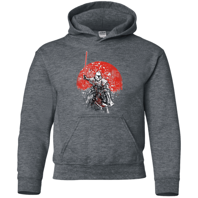 Sweatshirts Dark Heather / YS Samourai Trooper Youth Hoodie