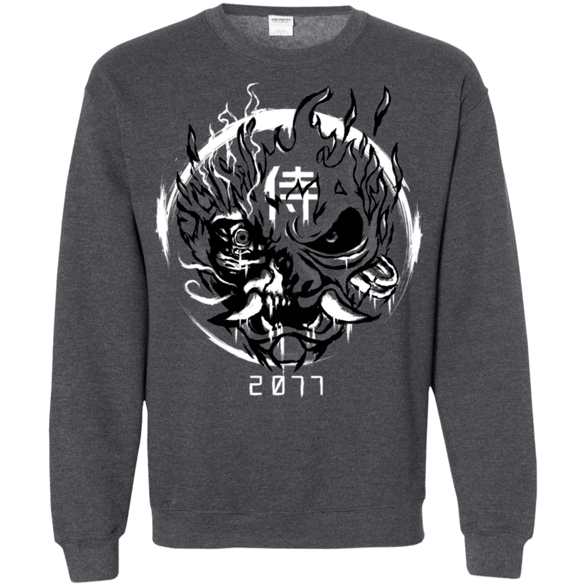 Sweatshirts Dark Heather / S Samurai 2077 Crewneck Sweatshirt