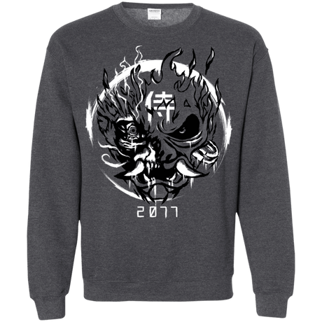 Sweatshirts Dark Heather / S Samurai 2077 Crewneck Sweatshirt