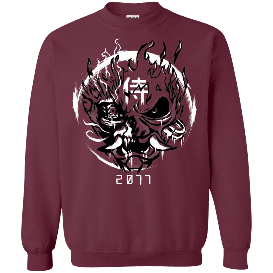 Sweatshirts Maroon / S Samurai 2077 Crewneck Sweatshirt