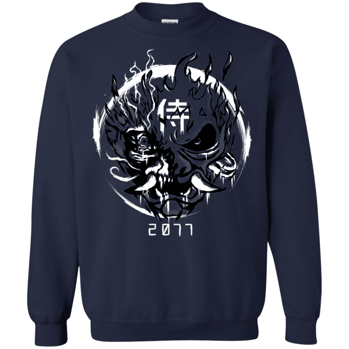 Sweatshirts Navy / S Samurai 2077 Crewneck Sweatshirt