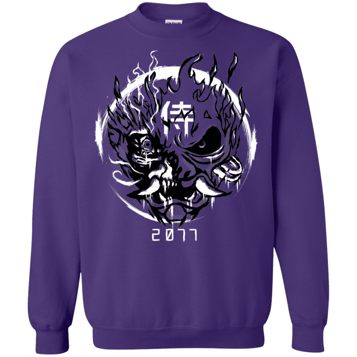 Sweatshirts Purple / S Samurai 2077 Crewneck Sweatshirt