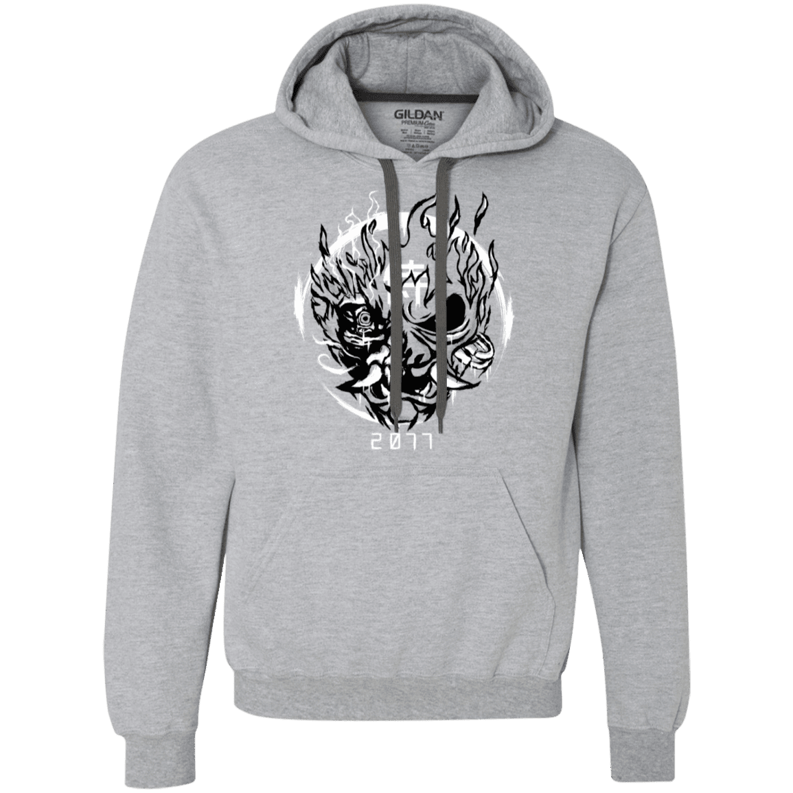 Sweatshirts Sport Grey / S Samurai 2077 Premium Fleece Hoodie