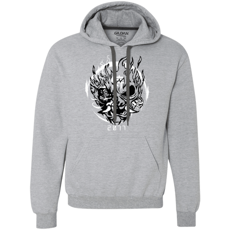 Sweatshirts Sport Grey / S Samurai 2077 Premium Fleece Hoodie