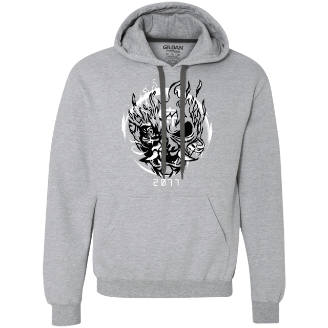 Sweatshirts Sport Grey / S Samurai 2077 Premium Fleece Hoodie