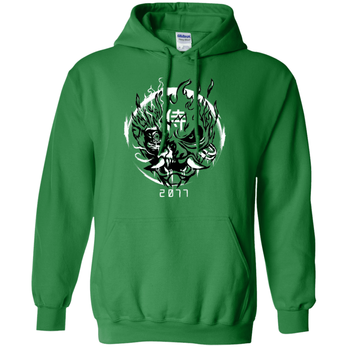 Sweatshirts Irish Green / S Samurai 2077 Pullover Hoodie