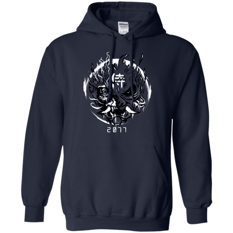 Sweatshirts Navy / S Samurai 2077 Pullover Hoodie