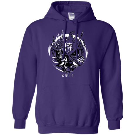 Sweatshirts Purple / S Samurai 2077 Pullover Hoodie