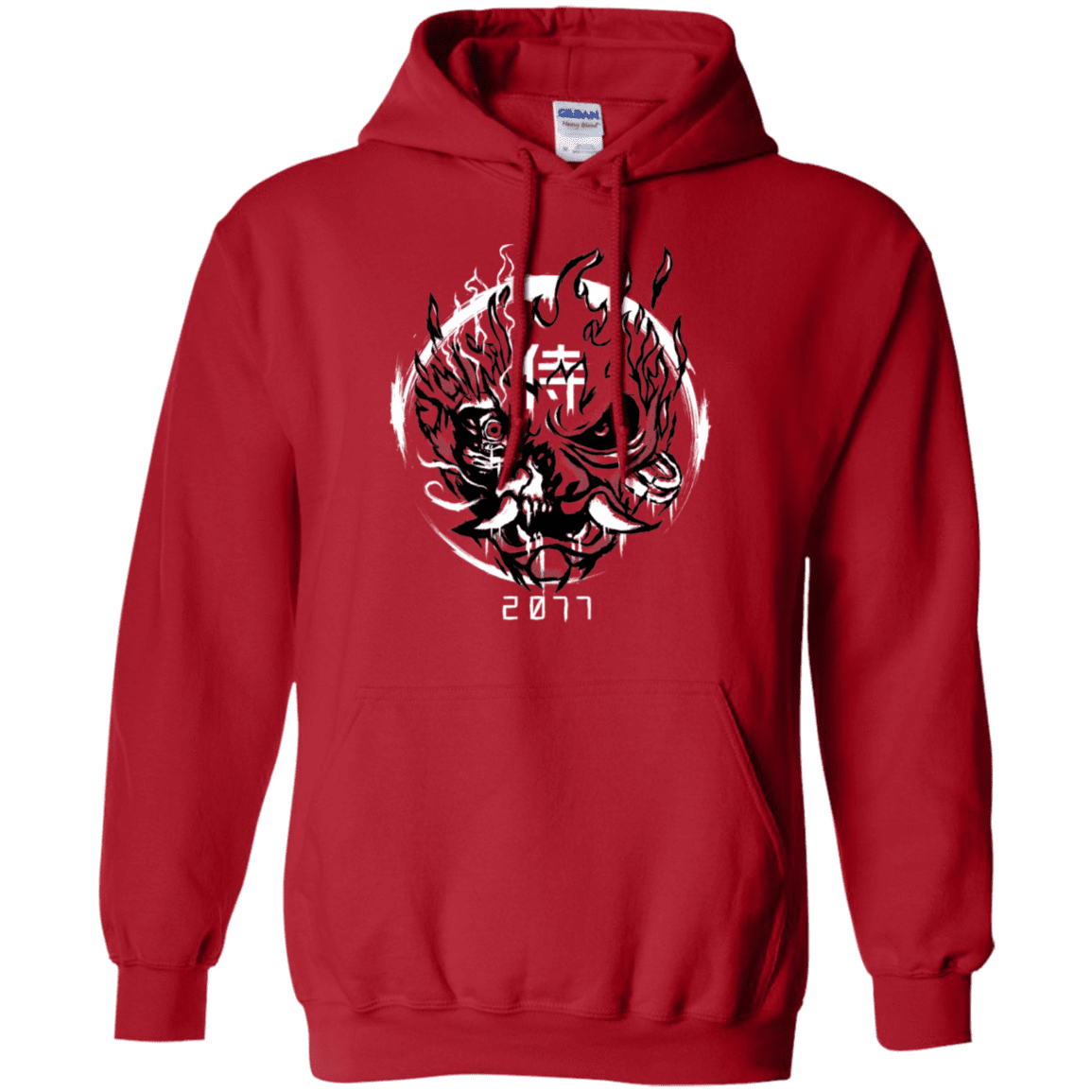 Sweatshirts Red / S Samurai 2077 Pullover Hoodie